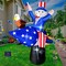 4th of July Inflatables 6 FT Inflatable Uncle Sam and Eagle on Rocket Independence Day Decorations Patriotic 4th of July Blow Up for Home Yard Lawn Garden Indoor Outdoor Memorial Day Decor